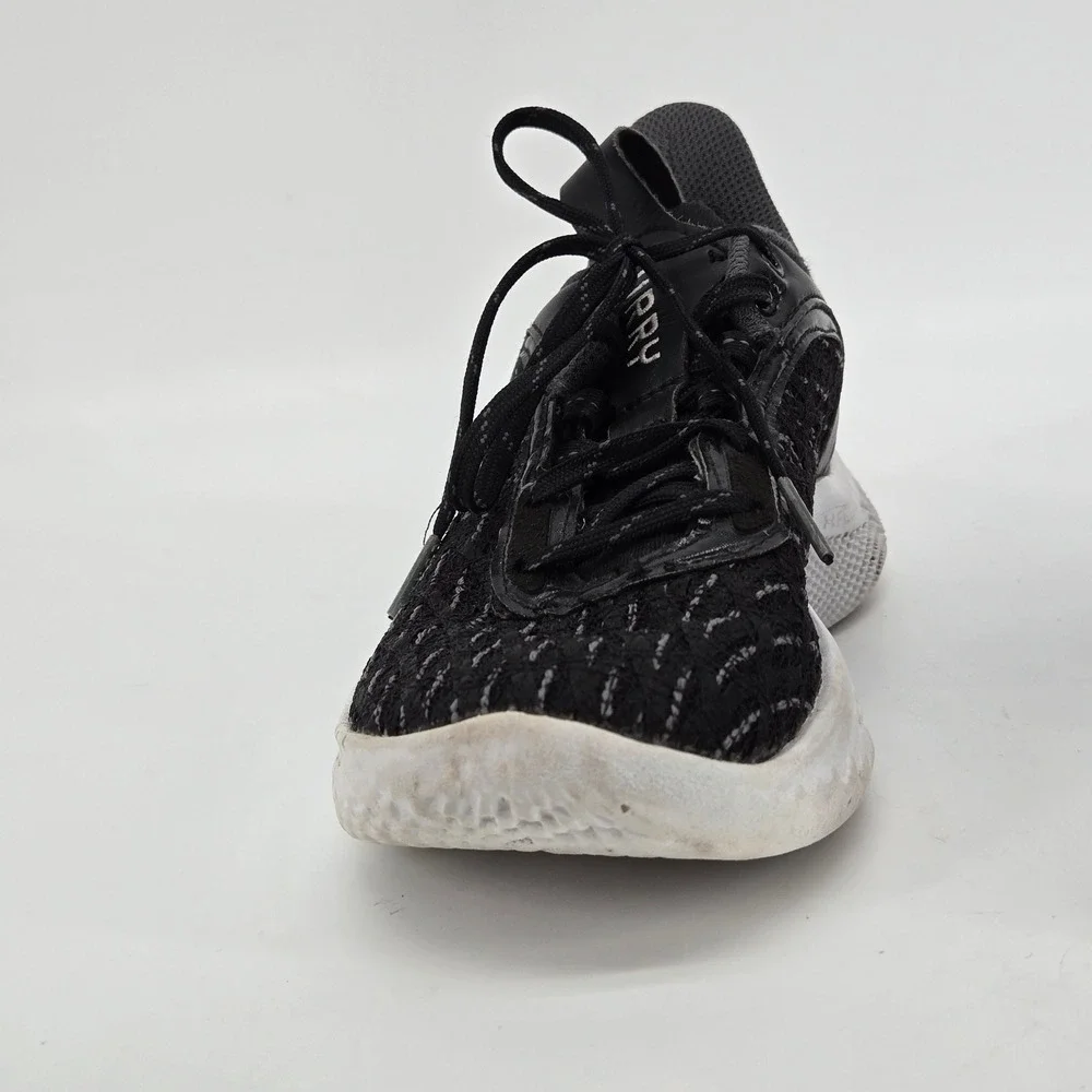 Under Armour Curry Flow 9 Team Black White‎ Youth 3.5 Women 5 Basketball Shoe